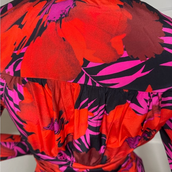 Floral Red and Pink Women's Top - Picture 12 of 16